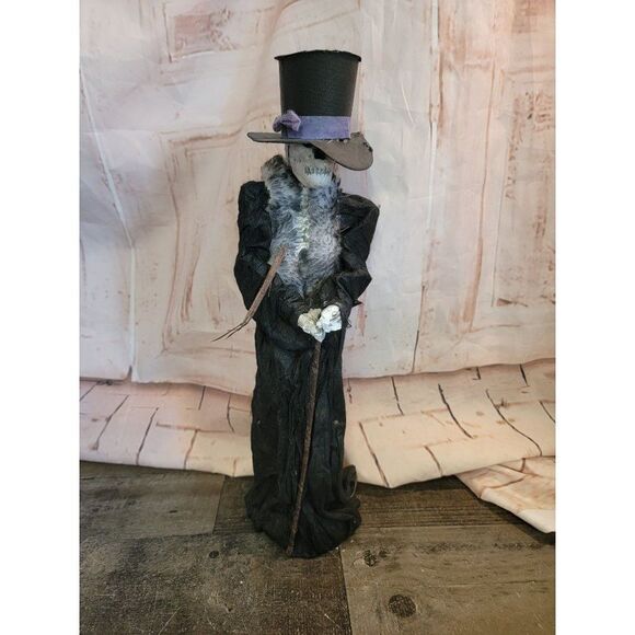 Halloween foam Skeleton Man AS IS cane scary prop decor - Picture 1 of 6